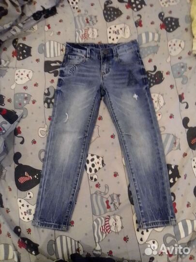 Вещи пакетом.Джинсы, костюм плюшевый