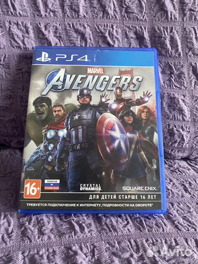 Игра для playstation ps4 marvel Avengers