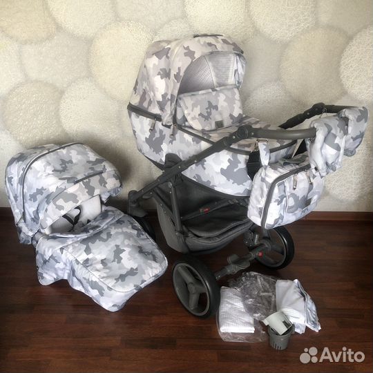 Коляска 2 в 1 adamex reggio