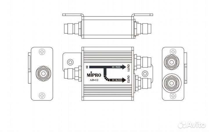 Сплиттер mipro AD-12