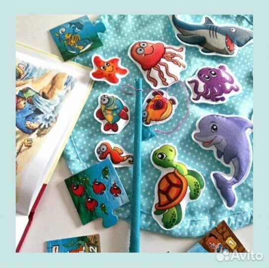 Развивающие книжки из фетра Фланелеграфы