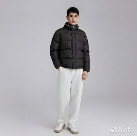 Пуховик Stone Island x Supreme