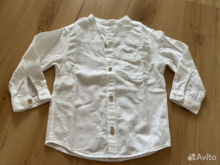 Рубашка детская zara 92 белая