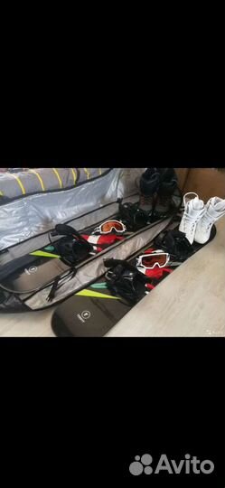 Сноуборд 2 комплекта (мужской +женский)