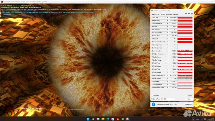 Asus GeForce GTX 1080 strix 8Gb