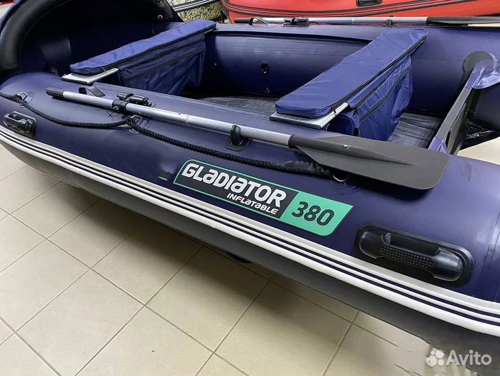 Надувная лодка gladiator E380 AIR С нднд (X-motors