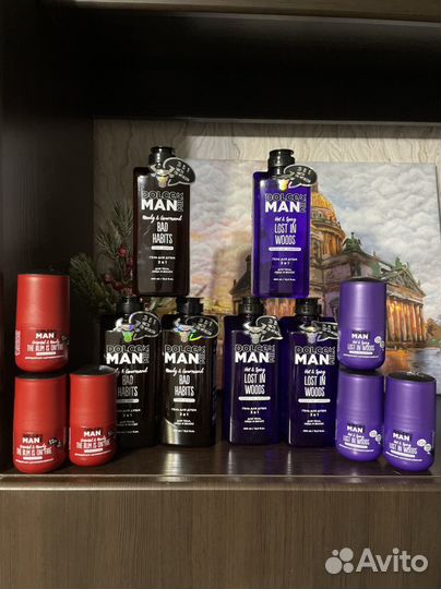 Мужской гель для душа и дезодорант Dolce milk