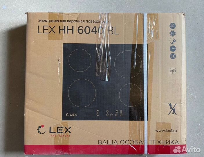 Варочная панель электрическая LEX HH 6040 BL