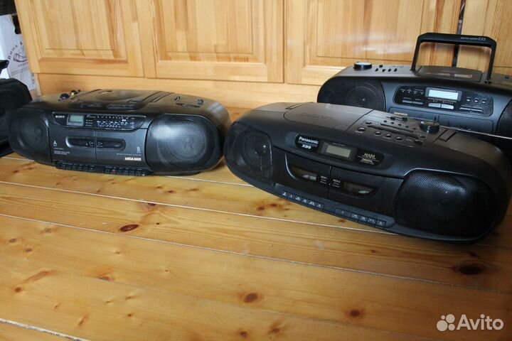 Бумбоксы Sony,Panasonic,Sharp