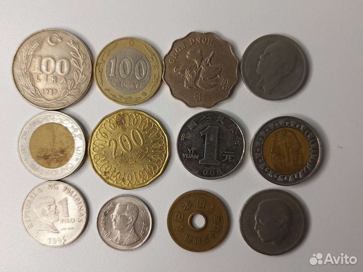 Набор монет Африки и Азии
