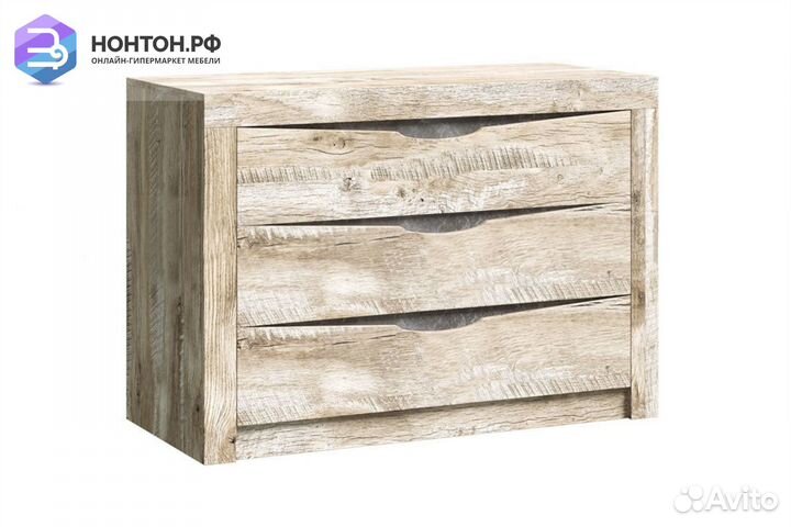 Комод Ривьера дуб юкон / бетон темный