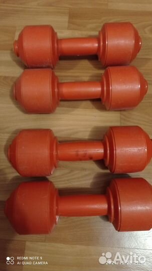 Гантели 1,5кг новые