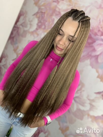 Косы с канекалоном, афропричёски