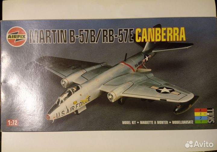 Сборная модель Martin B-57B/RB-57E Canberra 1/72