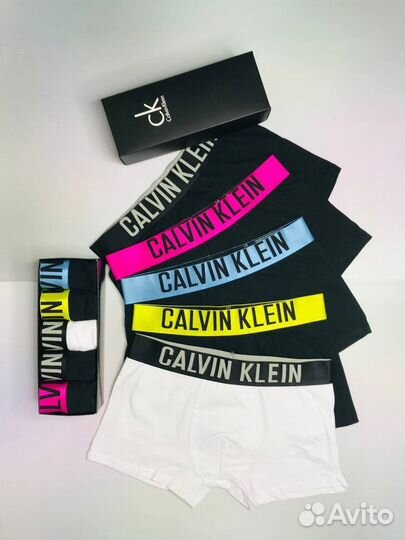 Трусы мужские боксеры Calvin Klein хлопок