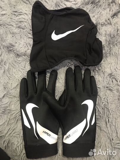 Комплект найк(перчатки,снуд)