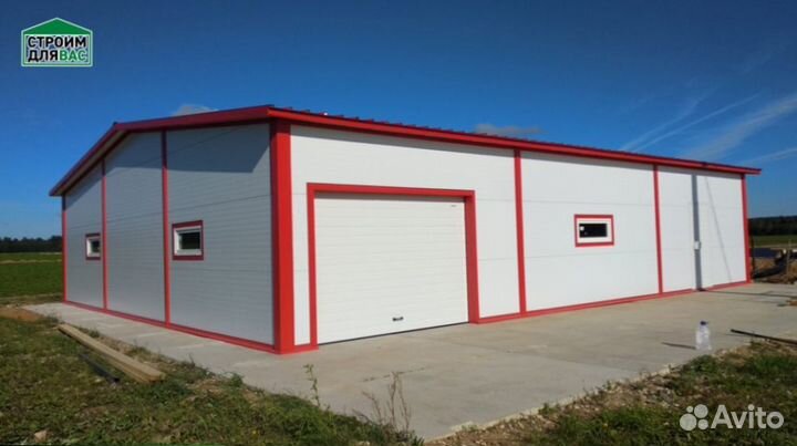 Быстровозводимые Ангары из сэндвич панелей