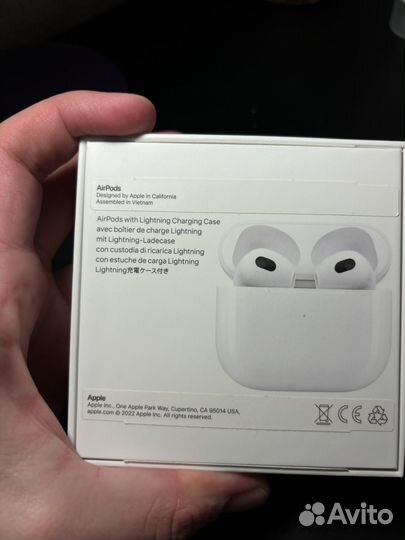 Наушники apple airpods 3