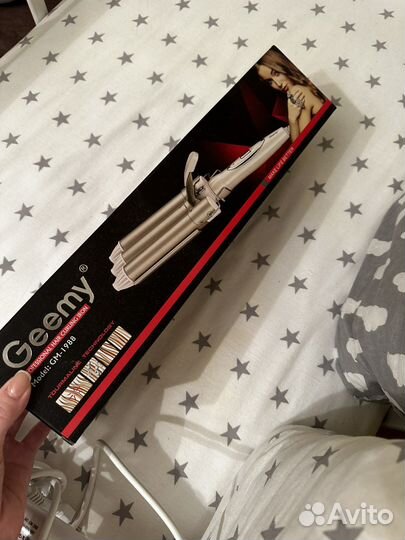 Плойка тройная для завивки волос новая