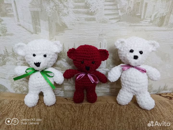 Детские игрушки вязанные новые