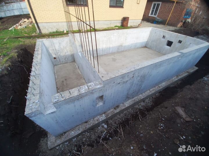 Бетонирование бассейнов