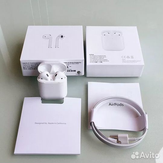 Наушники AirPods with Wireless Charging Case(gen2)