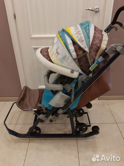 Санки коляска ника 7 3