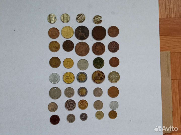 Монеты разные, оптом и поштучно