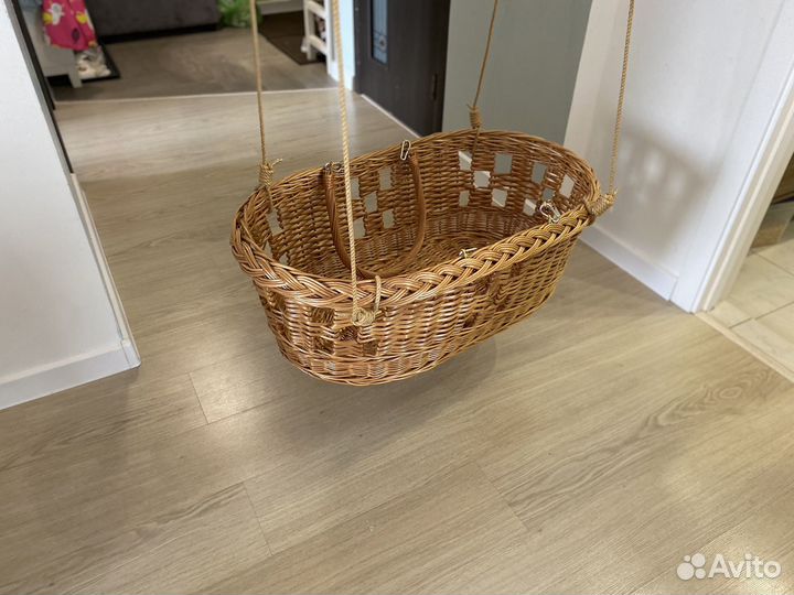 Люлька колыбель плетеная