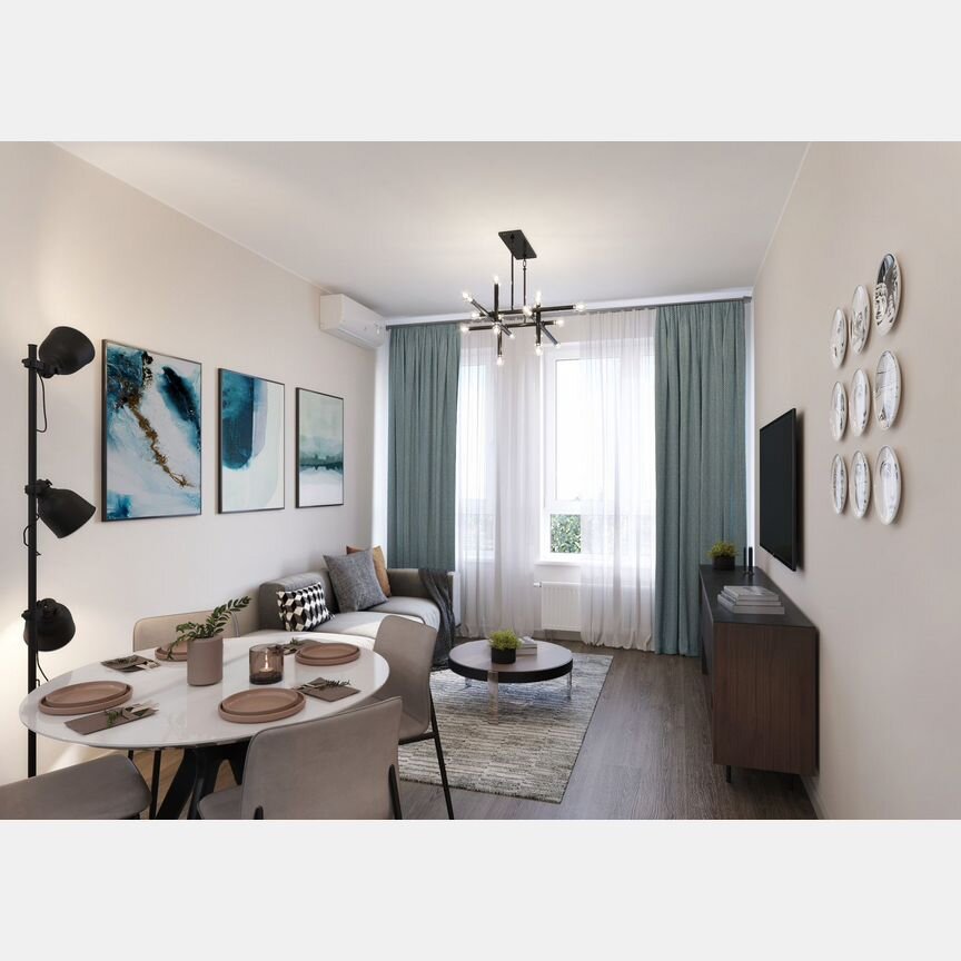 1-к. квартира, 41,7 м², 18/22 эт.