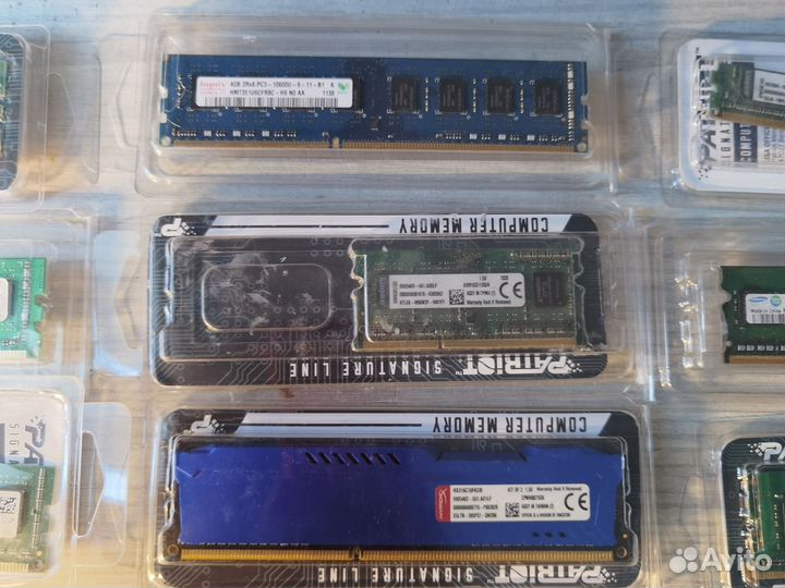 Память DDR3/4 4гб, кол-во