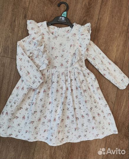 Платье на девочку (116)из муслина