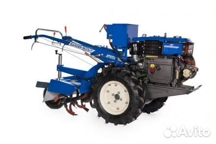 Мотоблок скаут 15 DE с почвофрезой и сиденьем