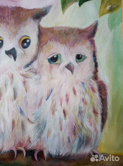 Картина с совами
