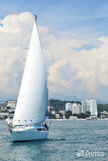 Купания с яхты в открытом Чёрном Море