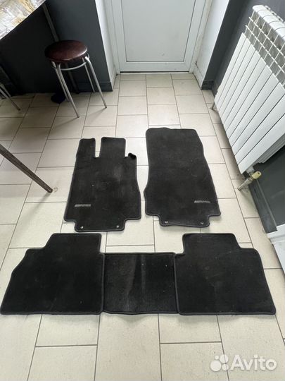 Коврики салона AMG w222 w220 оригинал бу