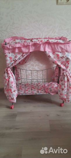 Кроватка для кукол большая