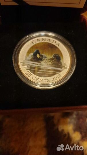 Канада 25 центов 2013