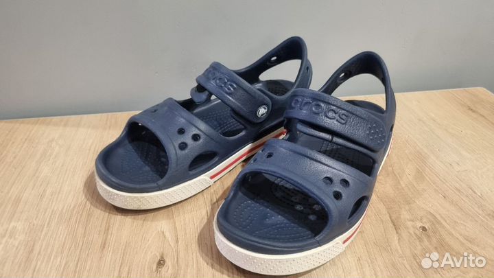 Сандали crocs j2 синие для мальчика