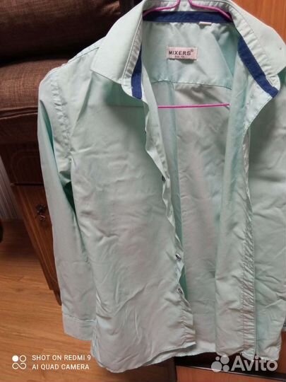 Рубашка школьная для мальчиков 10-11 лет