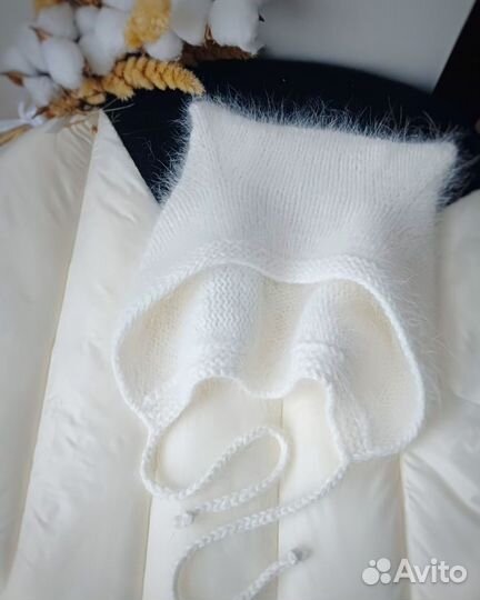 Шапка женская чепчик с ушками