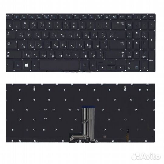 Клавиатура Samsung NP670Z5E-X01 черная с