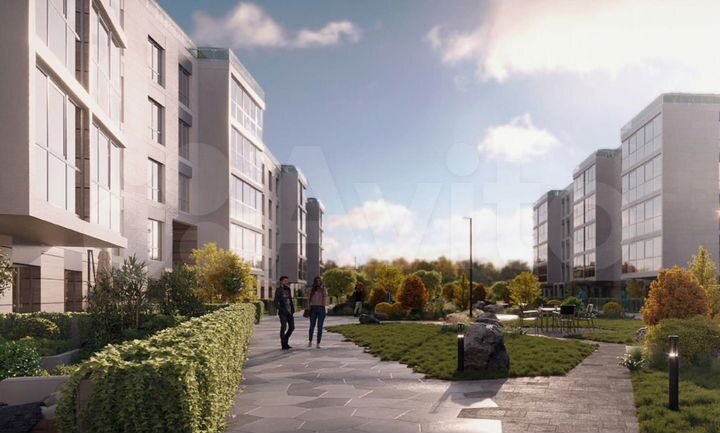 1-к. апартаменты, 33,6 м², 3/5 эт.