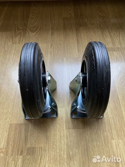 Новые колеса для тележки и стеллажей