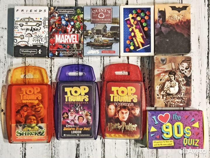 Игральные карты и карточные игры по фильмам и др