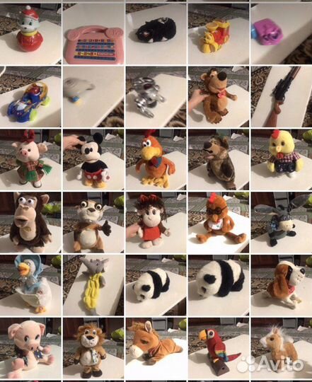 Игрушки много разных