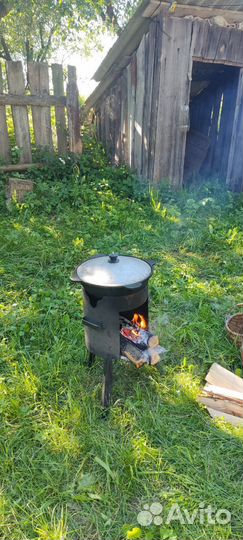 Казан чугунный 8 литров
