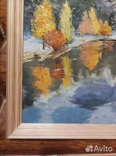 Картина маслом на холсте пейзаж