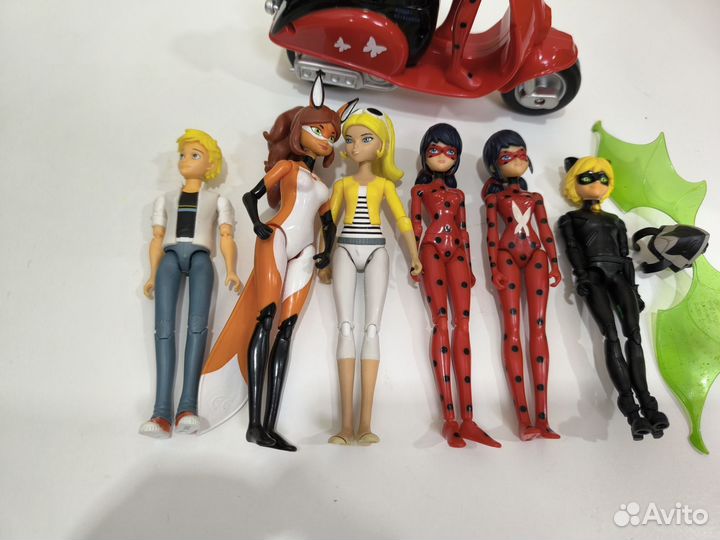 Кукла мини Леди Баг, Супер кот, Адриан, Хлоя
