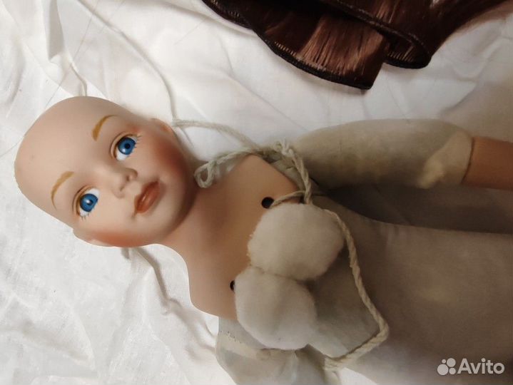 Кукла njsf фарфор на реставрацию